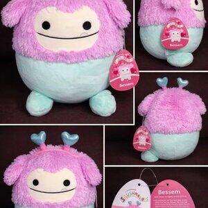 New 2026 Valentine Squishmallows Bigfoot Plush - Bessem 14 Inch